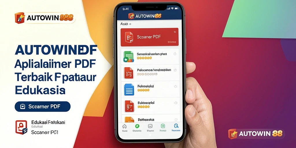 Antarmuka AUTOWIN88 yang menampilkan fitur Scanner PDF dengan mudah.