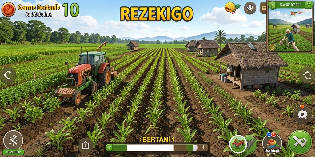 Tampilan antarmuka REZEKIGO yang menarik dan interaktif.