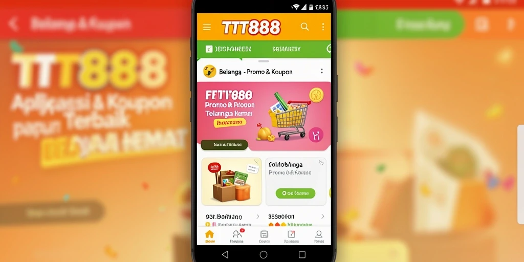Tampilan antarmuka TTT888 yang ramah pengguna saat mencari kupon.